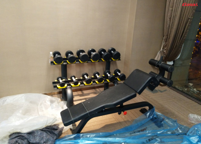 湖南湘潭碧桂园健身器材图片,泡芙视频官网下载免费房地产健身房案例